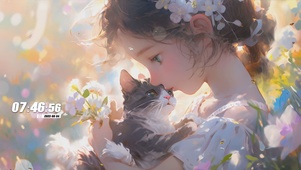 猫咪与女孩