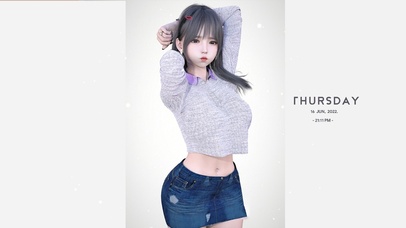 青春可爱美女