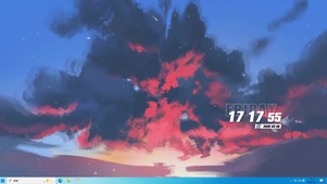 唯美治愈云彩景色桌面主题