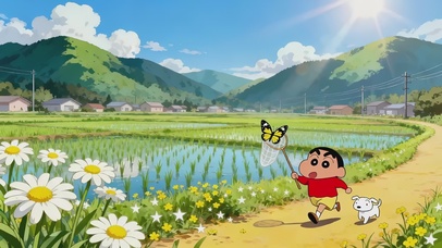 可爱小新乡村生活