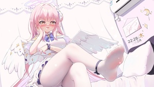 4K白丝长腿美少女