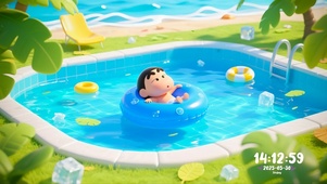 泳池小新