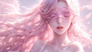纯欲蒙眼女孩