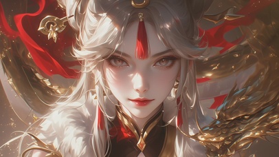 漂亮国风古韵动漫女孩