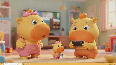 水豚噜噜一家人