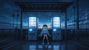 夜晚初音