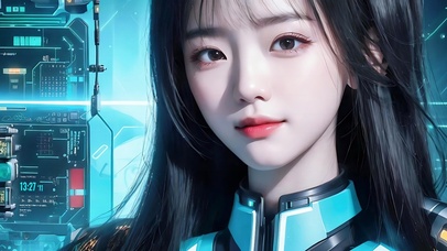 4K高清面板机甲美女
