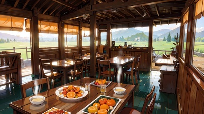 乡下的温馨食堂