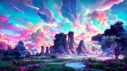 唯美治愈梦幻场景