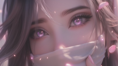 可爱口罩女爱