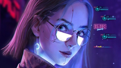 赛博朋克小姐姐