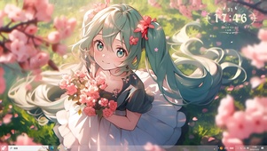 樱花雨初音未来主题