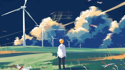 4k 远方与梦想 展翅飞翔