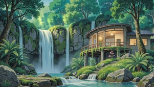 世外桃源里的清新小屋