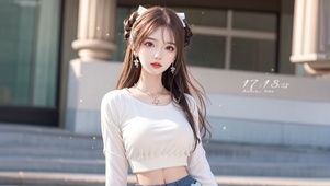 4k小清新治愈少女