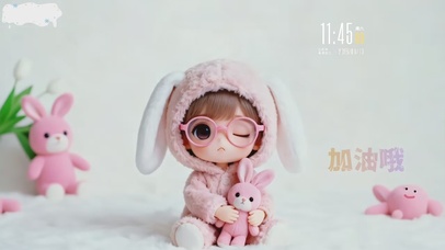 粉兔兔  今天也是软乎乎的一天