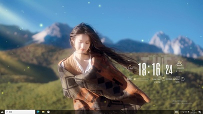 4k高原上的美女