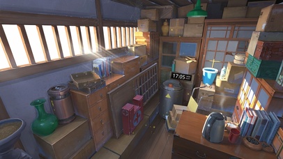 4K午后仓库房间