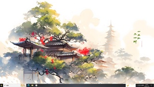 古风山水画