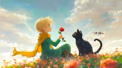 白云下花海少年