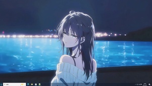 海边美女