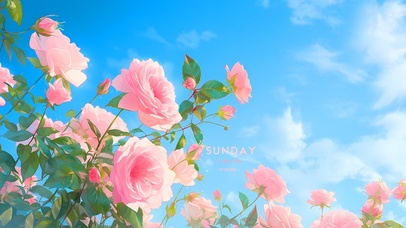 清新唯美玫瑰花