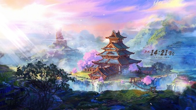 4K唯美古风东方仙境