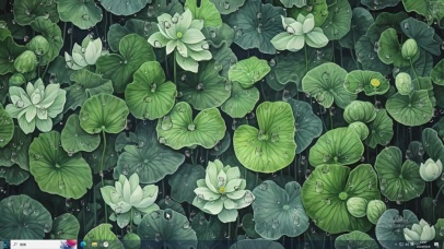 绿色简约壁纸-桌面主题