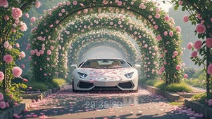 花中跑车