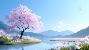 樱花河畔