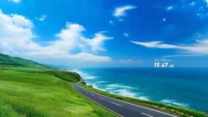 护眼海边公路