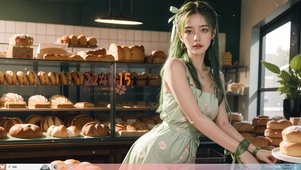 面包房的女孩