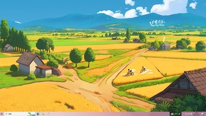 清新麦田