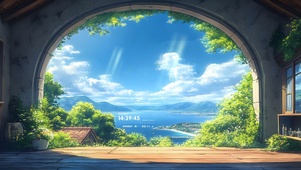 窗外的海