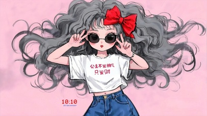 涂鸦公主不发脾气只发财