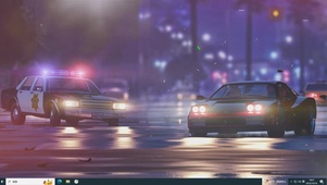 都市夜车主题