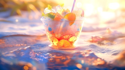 夏日冰爽水果杯
