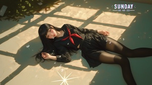 眼角藏着盛夏的蝉鸣