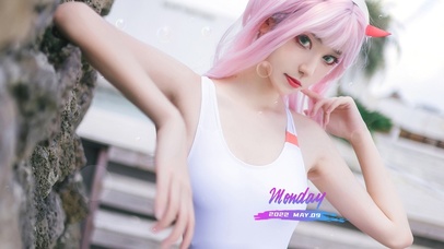 性感cos泳装美女