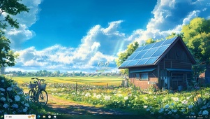 宫崎骏夏日乡村