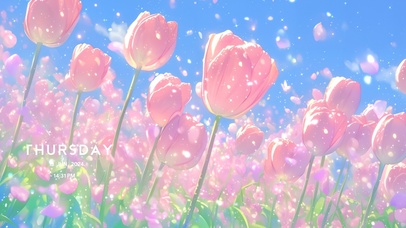  bling郁金香花田