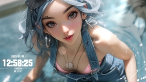 4K性感AI二次元美女