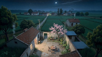 儿时的萤火夏夜~老家院子数星星