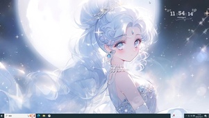 月野兔月下少女