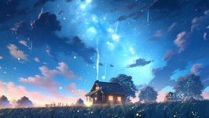 星空草原木屋