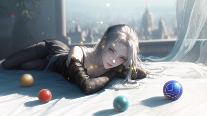 时间都慢下来，只为了多看她一眼