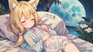 熟睡的小狐娘