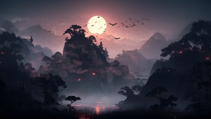 月落乌山