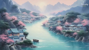 4K唯美水乡