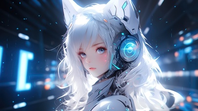 科幻电竞兽耳女孩